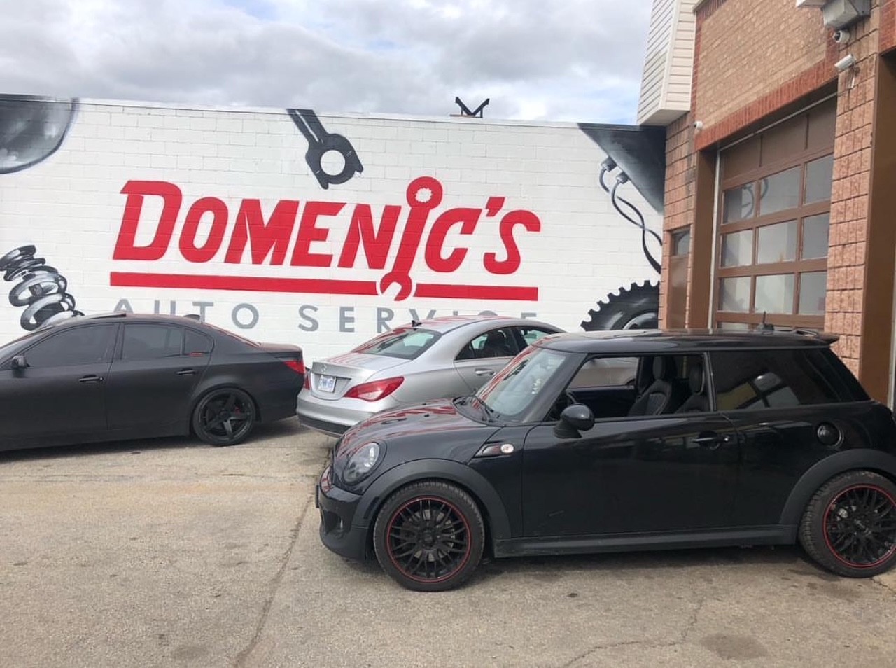 Car at domenis auto service