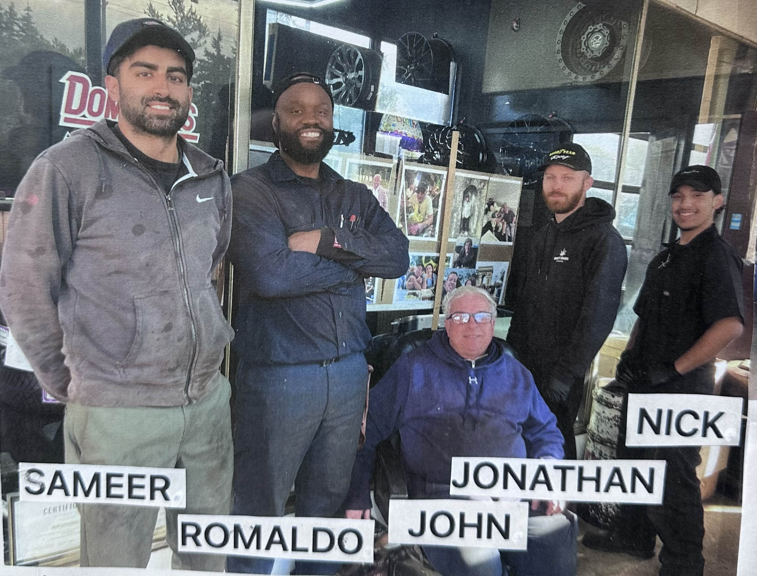 Domenic's Auto Service team photo